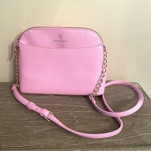 Nanette Lepore NEW Pink Crossbody Leather Bag Purse